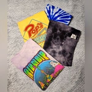 Lot of 4 Juniors T-Shirts Rip n Dip
